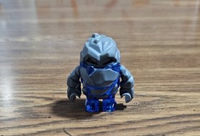 LEGO Glaciator Power Miners Trans Blue Rock Monster Minifigure pm004