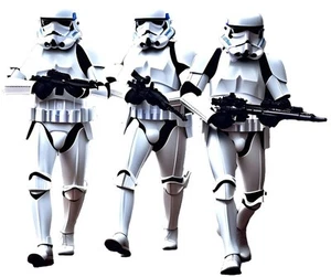 3 Princess Leia And Storm Troopers Fan Art Star Wars Pictures - Picture 1 of 3