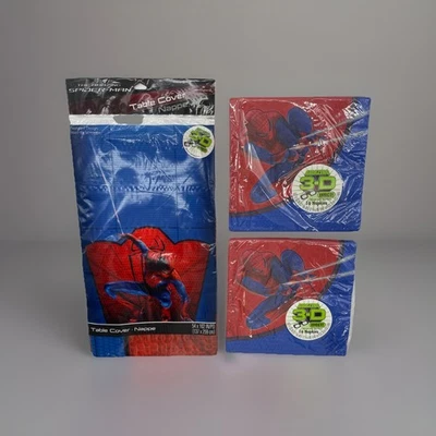 Servilletas de mantel The Amazing Spider-Man sello fiesta niños suministros de fiesta Foto 1 de 4