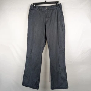 Vintage Royal Robbins Baumwollhose Damen 8 M dunkelgrau gerades Bein Taschen Reise - Bild 1 von 7