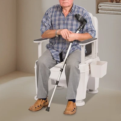 300kg Portable Potty Toilet Adjustable non-slip Bedside Toilet Sealing Commode - Image 1 of 4