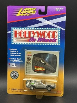 Johnny Lightning Hollywood On Wheels Bttf DeLorean Time Machine Card Variant 4 - Image 1 of 2