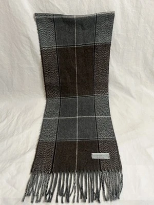 Geoffrey Beene Bufanda 100% Acrílico Borlas Flecos Hecho en Italia Foto 1 de 4