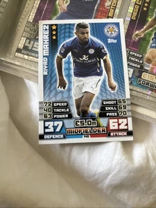 Riyad Mahrez Leicester Rookie Card Match Attax 2014/2015 - Picture 1 of 1