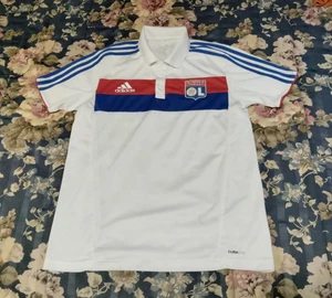 Olympique Lyonnais Medium (M) adidas Stitched | Embroidered Training Polo Shirt - Picture 1 of 12