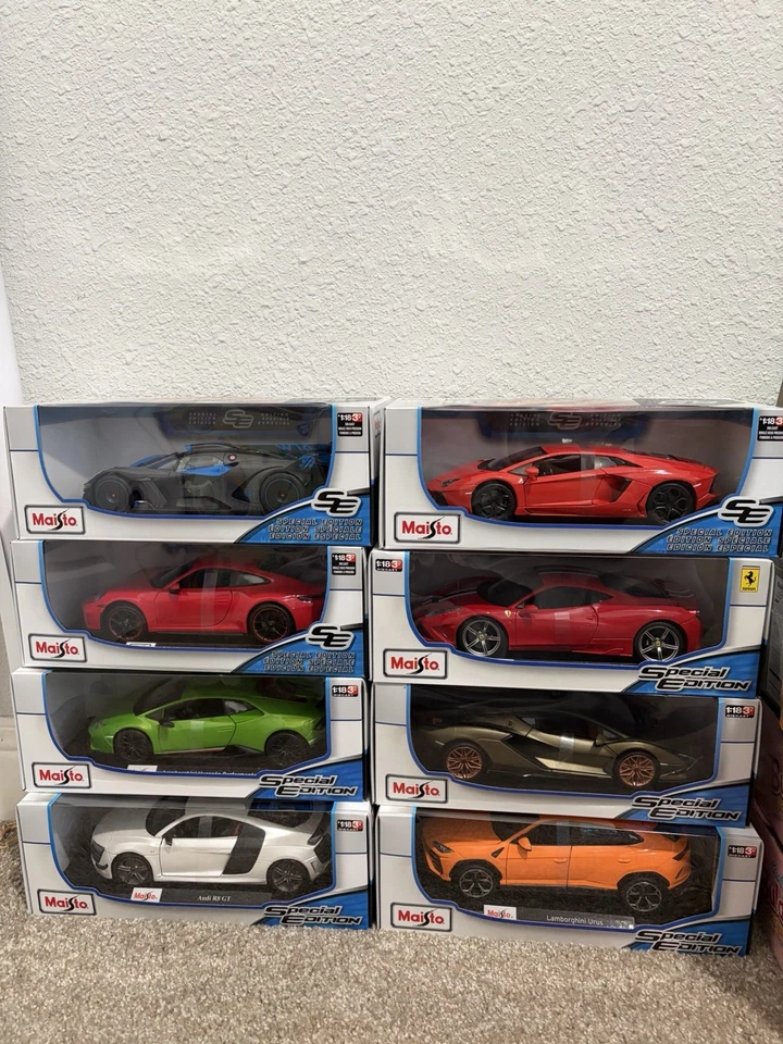 Modelo de coche Maisto Toy de fábrica de metal fundido a presión escala 1:18 Foto 1 de 2
