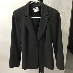 Women's Size 8 Long Sleeved Gray Jacket Office Career I.N. Studio Hong Kong - Picture 1 of 17