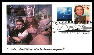 Mayfairstamps US FDC 2004 Massachusetts dual the wizard of oz First Day Cover aa - Image 1 of 2