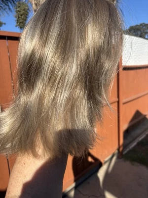 Peluca Jon Renau Longitud Media Sintética Rubia Marrón Bob Encaje Frontal Talla Promedio Foto 1 de 4