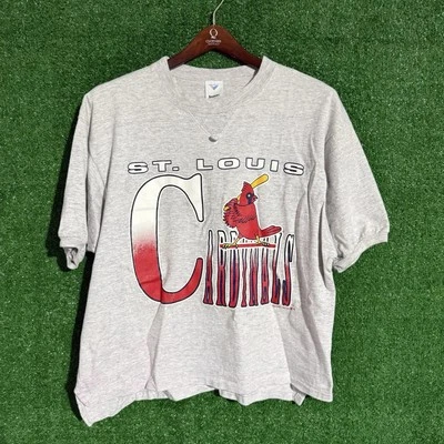Camisa vintage Jostens 1991 de los Cardenales de San Luis talla grande/puntada única, recortada Foto 1 de 4
