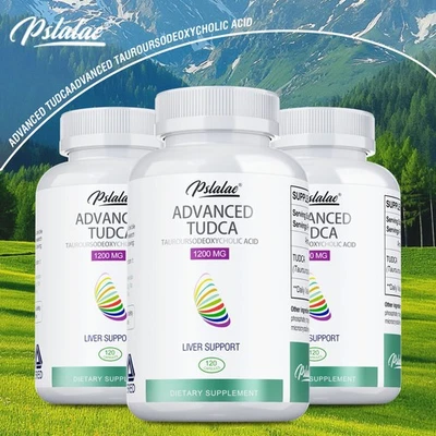 PSLALAE Advanced TUDCA-Kapseln 1200 Mg – Nahrungsergänzungsmittel Zur Leberunterstützung