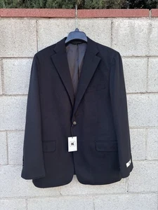 Blazer Abrigo Deportivo Negro Talla 42R Nuevo con Etiquetas Kired by Kiton 100% Cachemira - Imagen 1 de 10