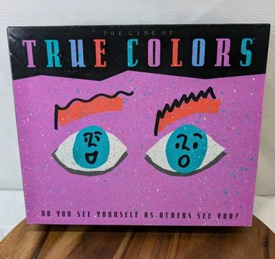 Vintage True Colors Board Game 1990 Milton Bradley Complete Party Game - Image 1 of 4