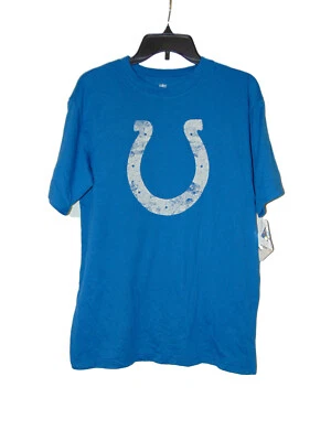 Camiseta Reebok Indianapolis Colts Sapato Mangueira Azul Extra Grande 18-20 Meninos Nova - Imagem 1 de 3