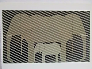 Charley Harper Postcard "JUMBRELLA" The Animal Kingdom 4.75"T X 6.5"W - Picture 1 of 2