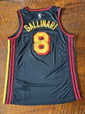 Danilo Gallinari Signed Atlanta Hawks Jersey Psa/Dna Coa Autographed - Image 1 of 4
