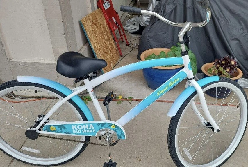 🌟¡SOLO RECOGIDA! Bicicleta Kona Brewing Hawaii Big Wave Beer Beach Cruiser Foto 1 de 4