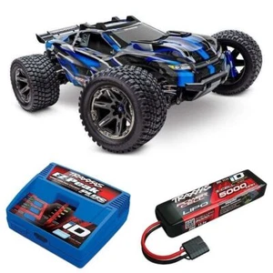 Traxxas 67097-4 Rustler Ultimate 4x4 VXL Stadium Truck Brushless - blau Spar Set - Bild 1 von 1