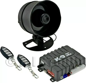 K9 K9-140LA Vehicle Security Keyless Entry Alarm System w/ Shock Sensors - Picture 1 of 3