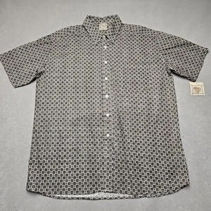 Vintage 90s Maui Trading Co Button Up Shirt Men XL Multicolor Geometric Floral - Picture 1 of 10