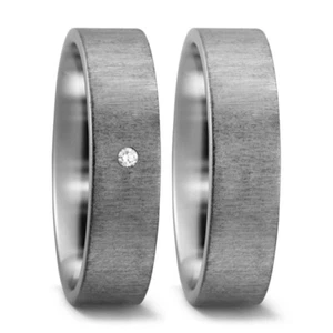 Trauringe Partnerringe Eheringe Brillant Diamant Titan Factory 51812 | Paarpreis - Bild 1 von 1