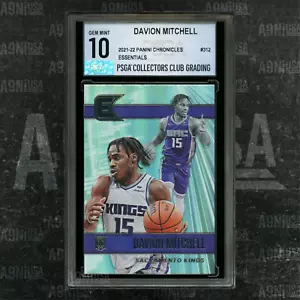 2021-22 Panini Chronicles Essentials #312 Davion Mitchell RC SAC Kings PSGA 10 - Picture 1 of 3
