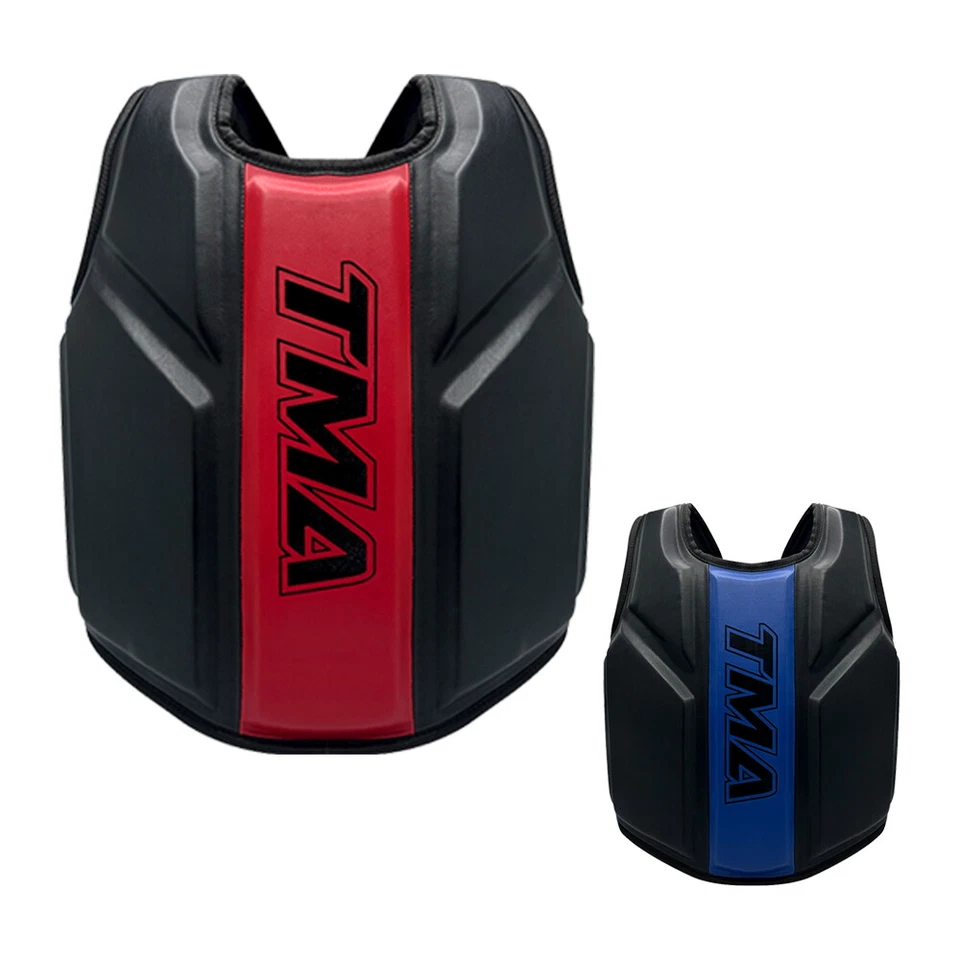TMA Boxing Body Protector, MMA Kickboxing Muay Thai Boxing Chest Guard, Martial  - Image 1 of 4