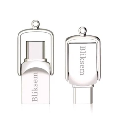 Bliksem 2in1 Mini USB-Flash-Laufwerk 32/64/128GB für USB TYPE-C Handy Computer
