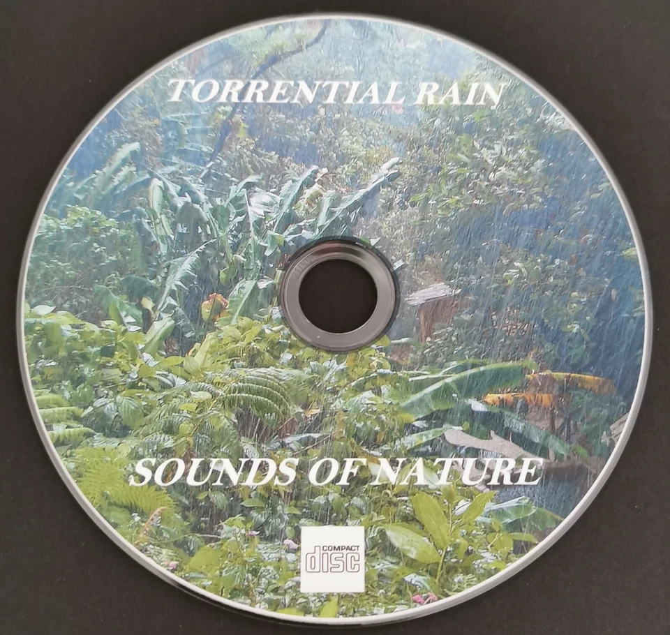 Natural Sounds Torrential Rain CD- Relaxation, Stress Relief Deep Sleep Calming - Image 1 of 1