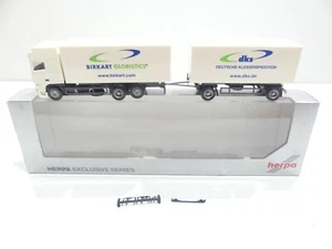Herpa 1/87 DAF Wechselbrücken - Hängerzug Birkart Globistics dks in EVP A5096 - Bild 1 von 7