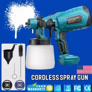 Cordless High Pressure Spray Gun Airless Paint Sprayer For Makita 18V Battery - Picture 1 of 10