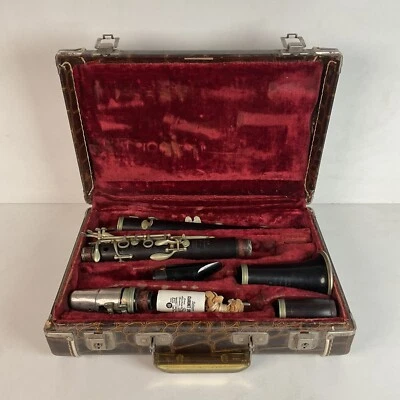 1940s R. Marlerne Wooden Clarinet Made In France - Image 1 of 4