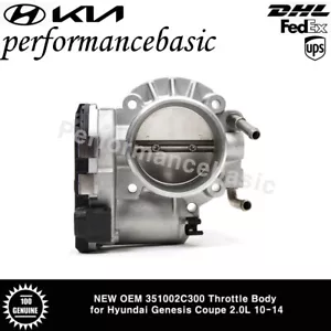 NEW Throttle Body OEM 351002C300 for Hyundai Genesis Coupe 2.0L 10-14 - Picture 1 of 7