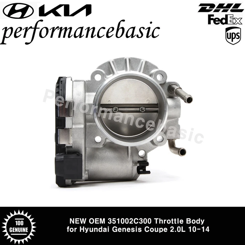 NEW Throttle Body OEM 351002C300 for Hyundai Genesis Coupe 2.0L 10-14 - Image 1 of 4