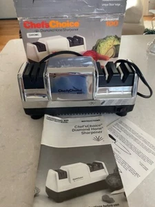 Chefs Choice Diamond Hone Professional Knife Sharpener Model 100 Trizor Edge - Picture 1 of 4