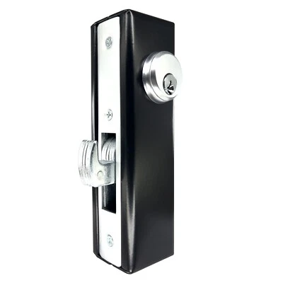 SIDCO SUPPLY KIASET Hook Bolt Mortise Lock, Weldable Steel Hook Lock for Sliding Gate