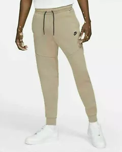 Nike Tech Fleece Joggers Uomo Large CZ9918-229 Taupe Haze - Foto 1 di 6