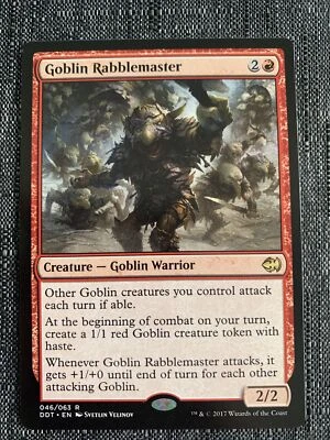 Goblin Rabblemaster NM Duel Decks: Merfolks vs Goblins MTG Magic The Gathering - Image 1 of 2