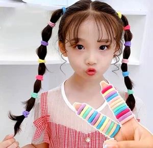 200/400pcs Cute Colorful Small Hair Bands For Girls Ponytail Holder Hair - Picture 1 of 9