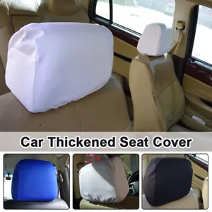 2Pcs Car Seat Headrest Pillow Case Cushion Neck Pillow Cover Auto Accessories - Imagen 1 de 19