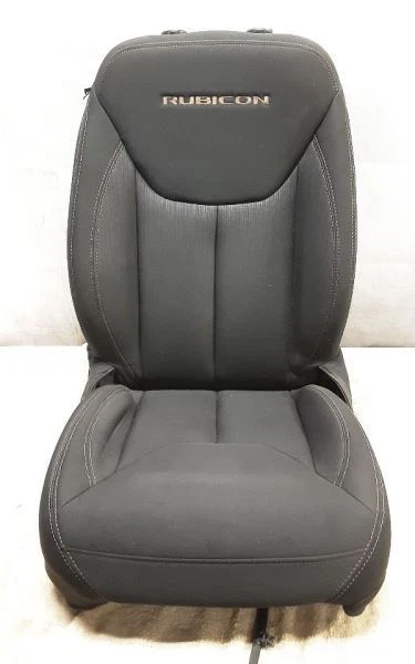 Jeep JK Wrangler OEM 2 puertas Rubicon asiento delantero pasajero negro 2011-2017 92858 Foto 1 de 4