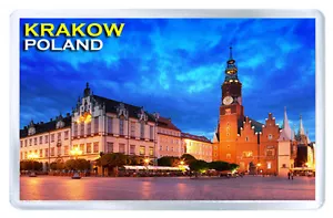Cracovia Polonia MOD3 Fridge Magnet Souvenir Calamita Frigorifero - Bild 1 von 1