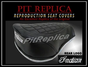 NUEVA FUNDA DE ASIENTO INDIAN ME 100 ML 100 MT 100 ME 125 MT 125 *REPUJADO TÉRMICO* [5ASC] - Imagen 1 de 7