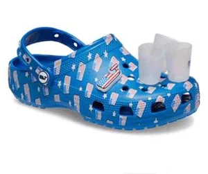 Crocs Vineyard Vines 4th Of July USA Americana Classic Clog Cobalt Blue M10/W11 - Picture 1 of 5