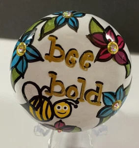 Bee Bold - Encouragement Bee - Kindness Rock - By Jadel Rocks - Picture 1 of 5