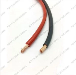 10mm² Automotive Marine Battery Cable 70Amp 80/0.40 All Lengths Black & Red - Picture 1 of 2