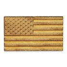 PinMart Patriotyczna flaga amerykańska Flaga USA Made in the USA Grawerowana laserowo 3D Cut W