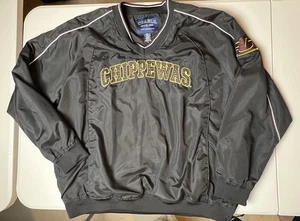 CMU Chippewas Embroidered Pullover Windbreaker Crable Sportswear Men’s XL 80522 - Picture 1 of 9