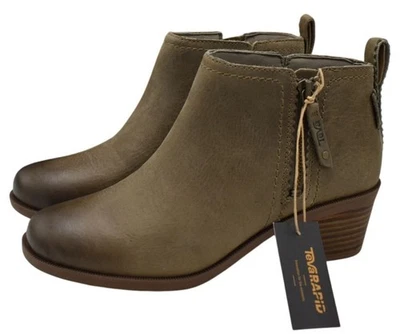 Botas impermeables Teva para mujer talla 8 Anaya cremallera lateral desierto cuero topo Foto 1 de 4