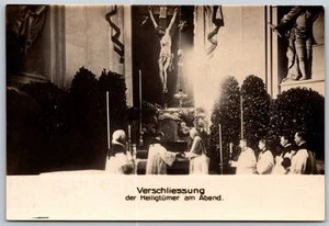 Postcard Aachen Germany Cathedral Ceremony 1925 DB Religious RPPC - Picture 1 of 2